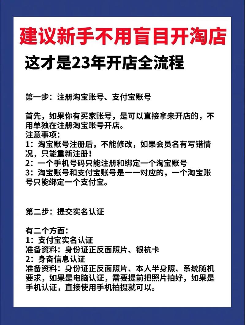淘宝开店全流程指南：从注册到店铺装修一步步教你