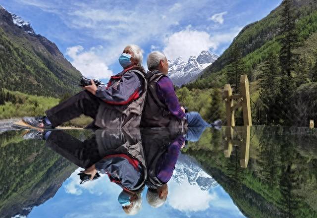 中老年手机摄影