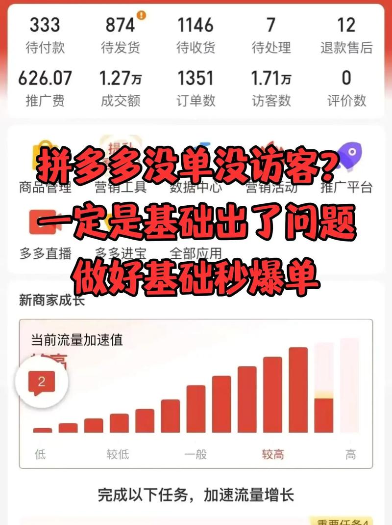拼多多个人店铺流量可观，脱颖而出需做好这些优化与营销