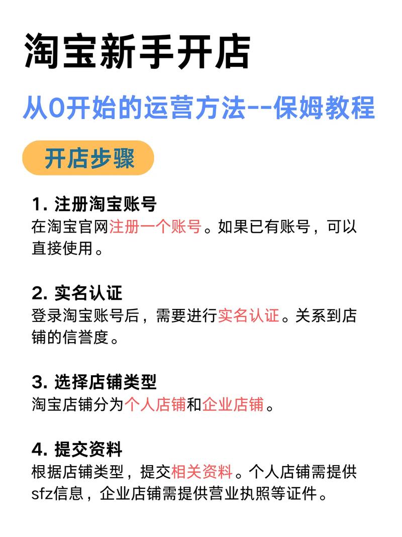 淘宝开店指南:从账号注册到店铺装修全流程解析 淘宝开店指南:从账号注册到店铺装修全流程解析