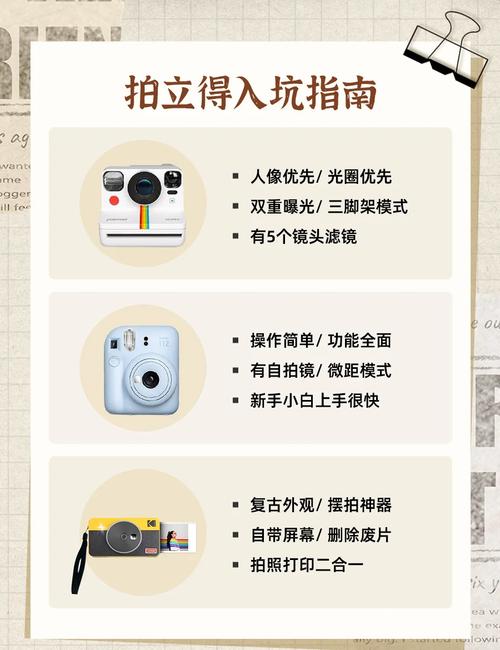 热门拍立得相机对比，帮你找到适合自己的那一款