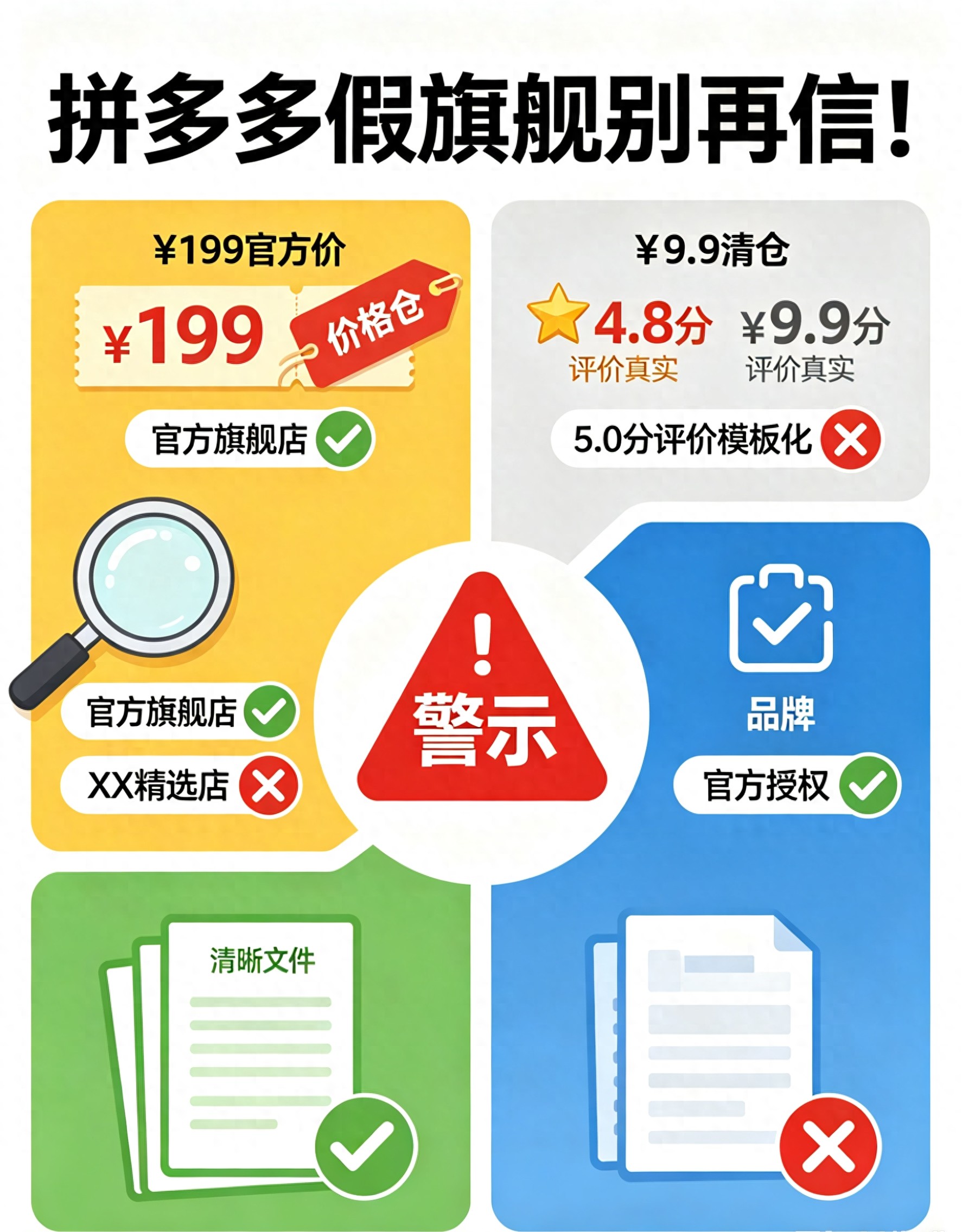 拼多多假旗舰店坑太多！4招教你识别真假，买数码不踩雷
