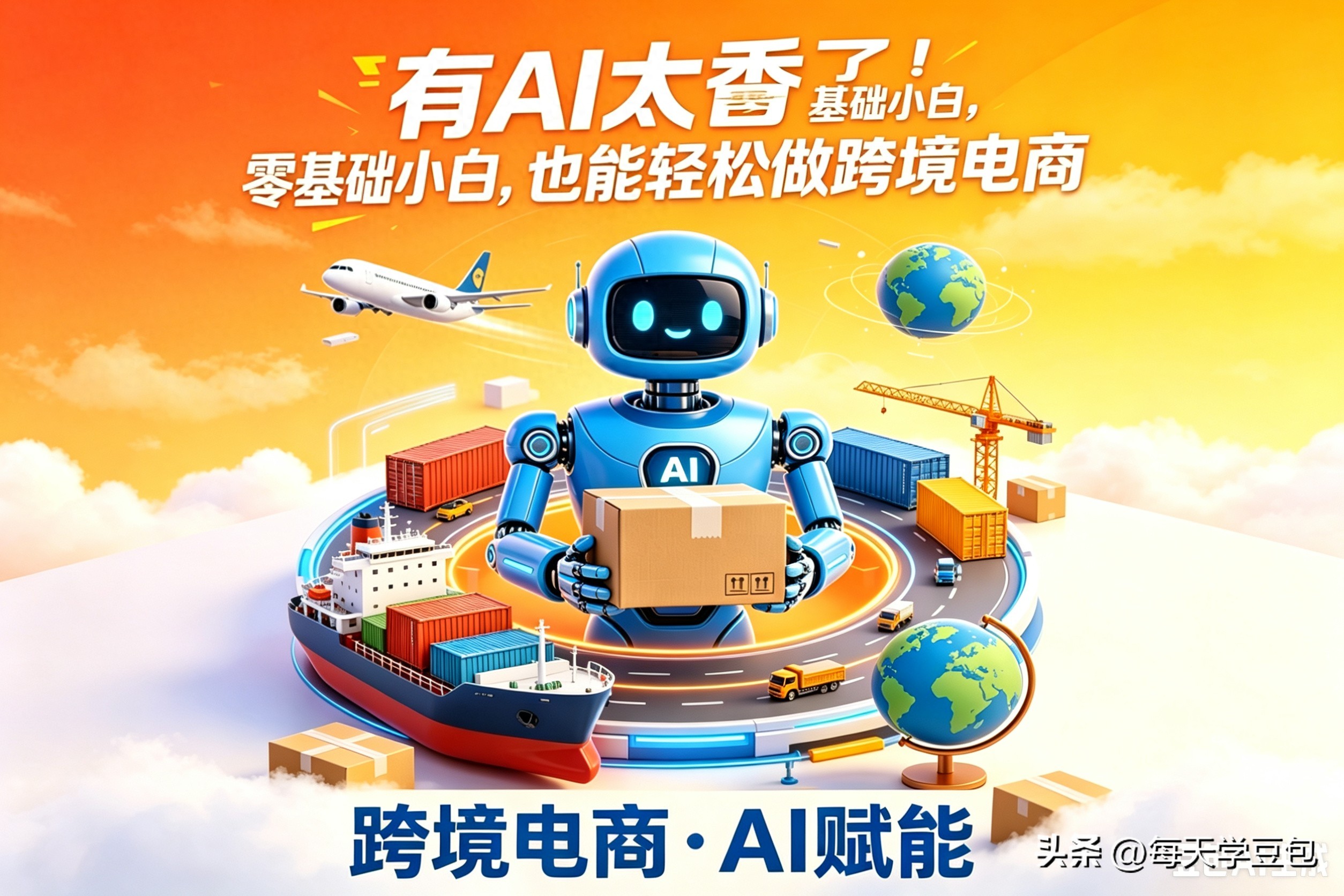 自己有货源怎么开跨境电商？零基础用AI也能逆袭