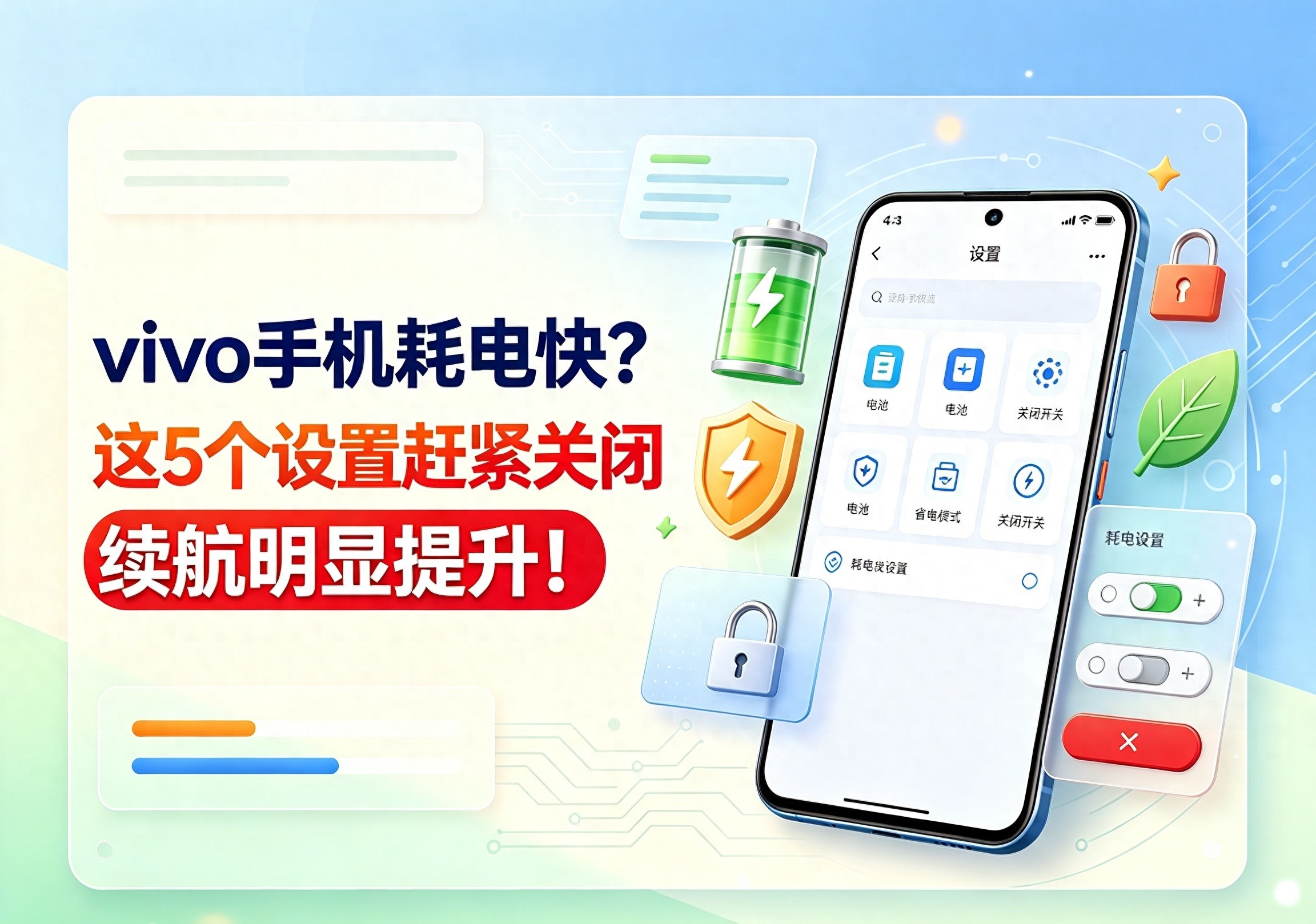 详细阅读:iQOO手机耗电快?关掉这5个默认设置,续航提升三分之一 iQOO手机耗电快?关掉这5个默认设置,续航提升三分之一