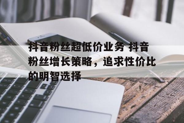 抖音粉丝超低价业务 抖音粉丝增长策略，追求性价比的明智选择