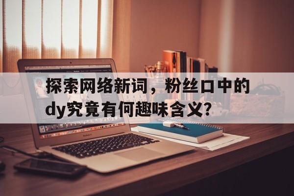 探索网络新词，粉丝口中的dy究竟有何趣味含义？