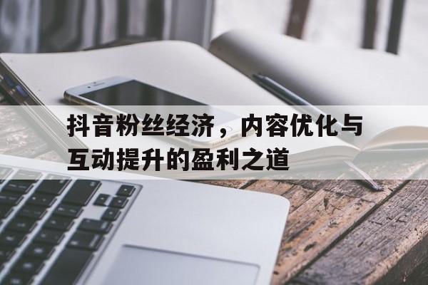 抖音粉丝经济，内容优化与互动提升的盈利之道