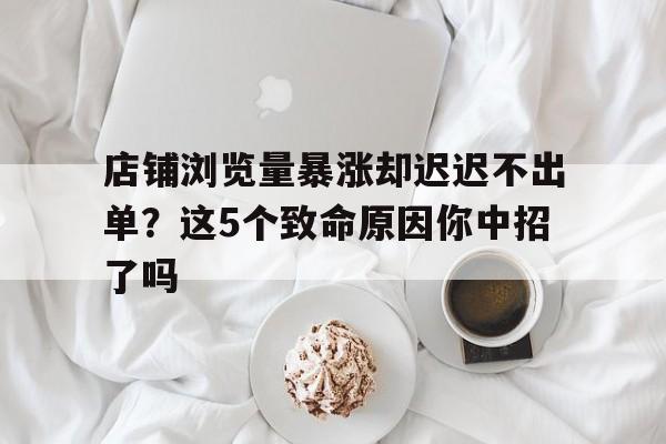 店铺浏览量暴涨却迟迟不出单？这5个致命原因你中招了吗