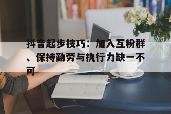 抖音起步技巧：加入互粉群、保持勤劳与执行力缺一不可