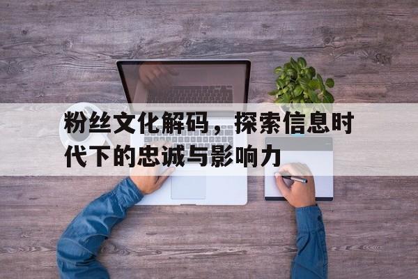 粉丝文化解码，探索信息时代下的忠诚与影响力