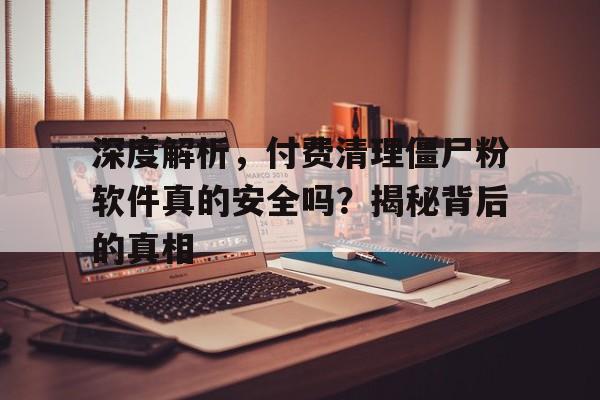 深度解析，付费清理僵尸粉软件真的安全吗？揭秘背后的真相