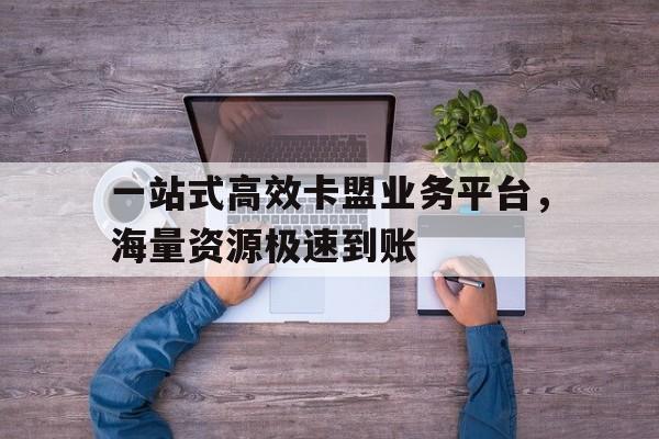 一站式高效卡盟业务平台，海量资源极速到账