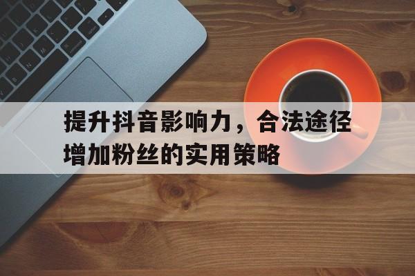 提升抖音影响力，合法途径增加粉丝的实用策略