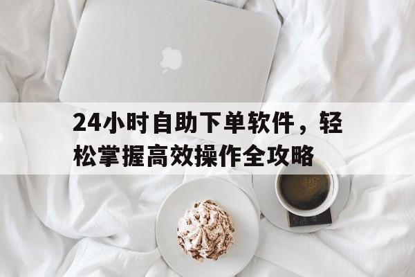 24小时自助下单软件，轻松掌握高效操作全攻略