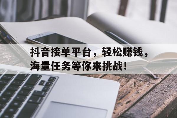 抖音接单平台，轻松赚钱，海量任务等你来挑战！
