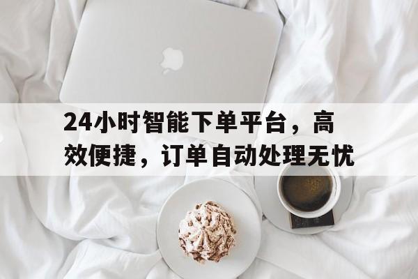 24小时智能下单平台，高效便捷，订单自动处理无忧
