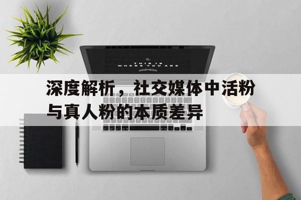 深度解析，社交媒体中活粉与真人粉的本质差异
