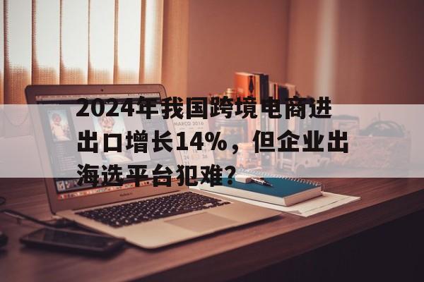 2024年我国跨境电商进出口增长14%，但企业出海选平台犯难？