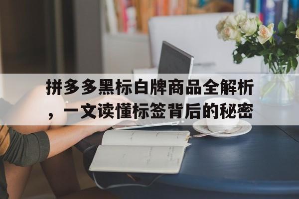 拼多多黑标白牌商品全解析，一文读懂标签背后的秘密