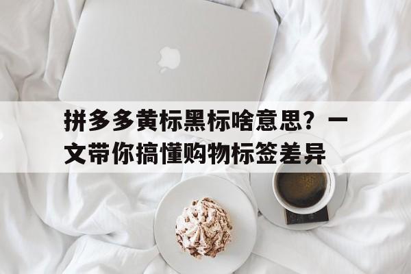 拼多多黄标黑标啥意思？一文带你搞懂购物标签差异